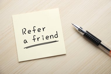 Bir arkadaşa referans ver