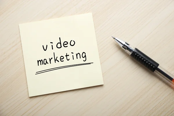 Marketing por vídeo — Foto de Stock