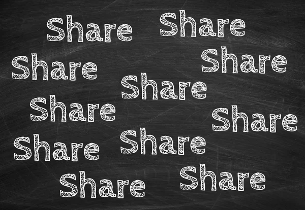 Social Media Share — Stock Photo, Image