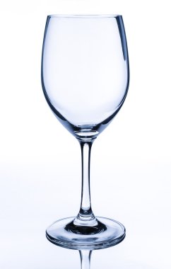 boş şarap cam izole