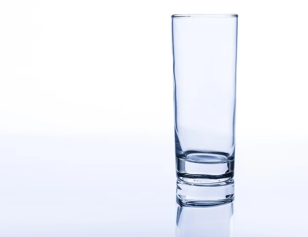 Prázdný pití z hrnečku sklo — Stock fotografie
