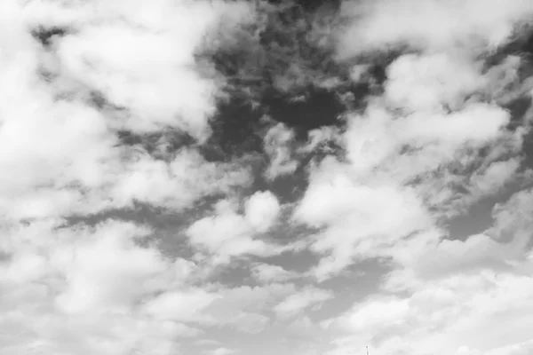 Black and White Clouds — Stock Photo, Image