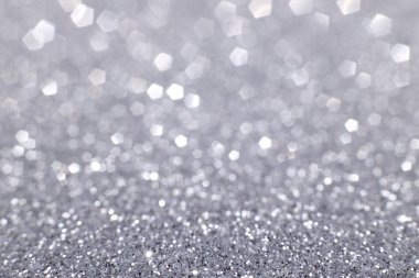 Gümüş pırıltılı Noel ışıkları