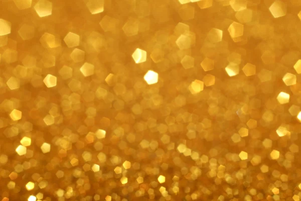 Luci di Natale scintillanti d'oro — Foto Stock