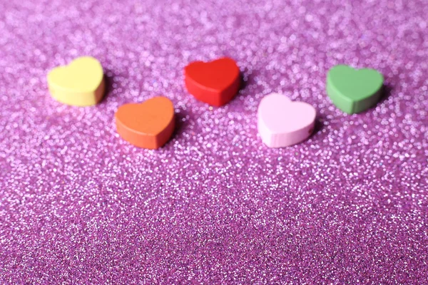 Renkli Kalpler — Stok fotoğraf