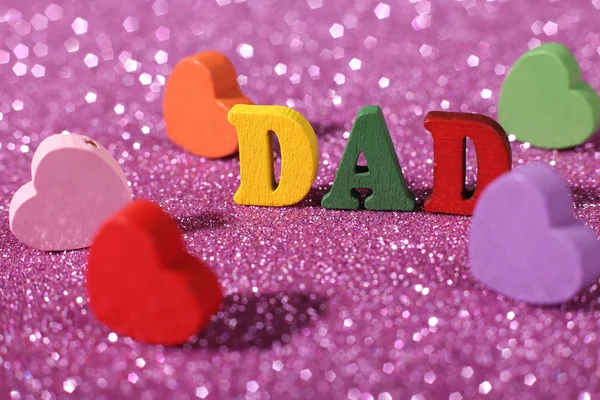Amo a papá. —  Fotos de Stock