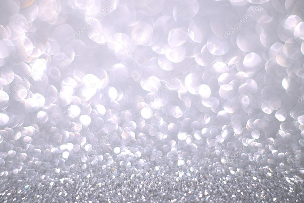 Silver Glitter Background