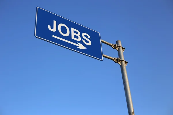 Jobs Road Sign — Stock Photo, Image