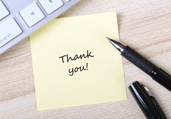 Thank You Note — Stock Photo, Image
