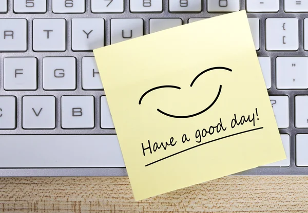 Have a good day Note — Stock Photo, Image