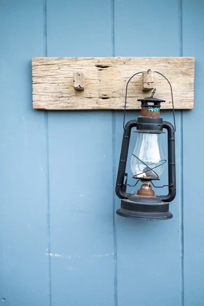 Old kerosene lamp hanging — Stock Photo, Image