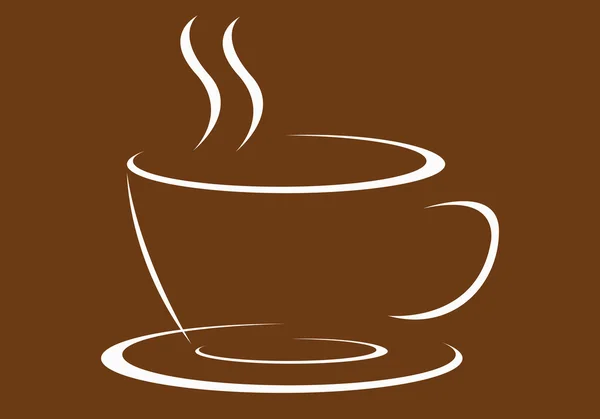 Kaffee Logo — Stockvektor