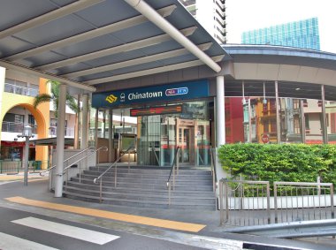 Chinatown Tren Garı - Singapur Mrt Station.