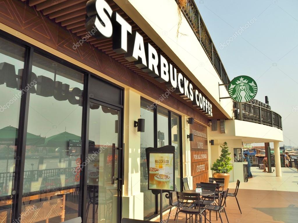 BANGKOK, THAILAND - APRIL 23, 2016: Starbucks coffee shop at 