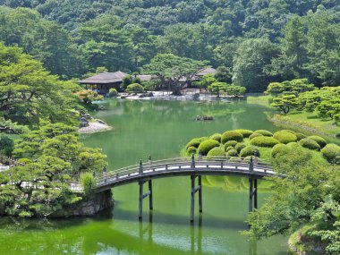 Ritsurin Bahçe Takamatsu, Japonya.