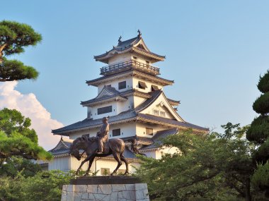 Imabari kalede Ehime ili, Japonya.