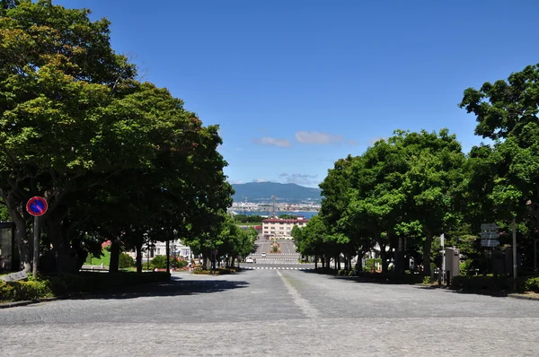 City street at Hakodate, Japan — Stock Photo, Image