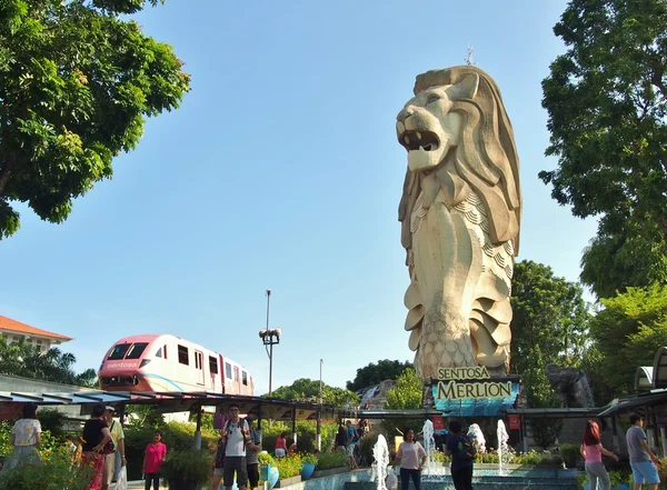 Parco Sentosa Merlion — Foto Stock