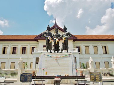 Üç Kral anıt, Chiang Mai, Tayland.
