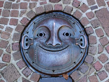 Kanalizasyon kapağı Ghibli Müzesi, Tokyo-Japonya.
