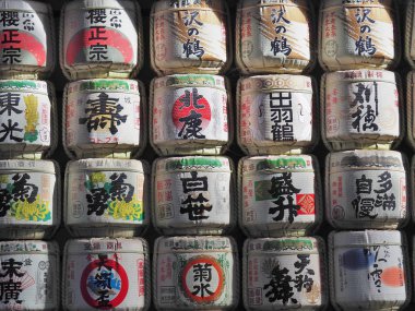 Tokyo, Japonya'da Meiji Tapınağı iyiliği 