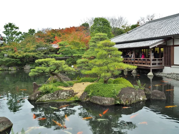 Koko-en zahrada v Himedži, prefektuře Hyogo, Japonsko. Royalty Free Stock Obrázky