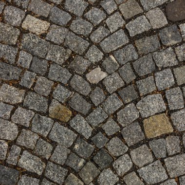 Kare görüntü kaldırım Granit blokları