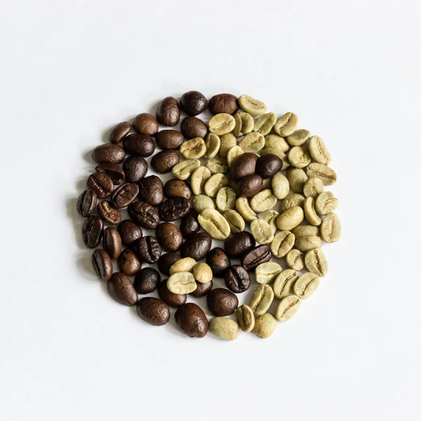 Yin ve yang kahve çekirdekleri