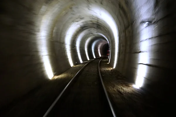 Fechar caminho ferroviário — Fotografia de Stock