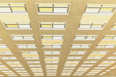 yakın uzun binayı havaya soyut