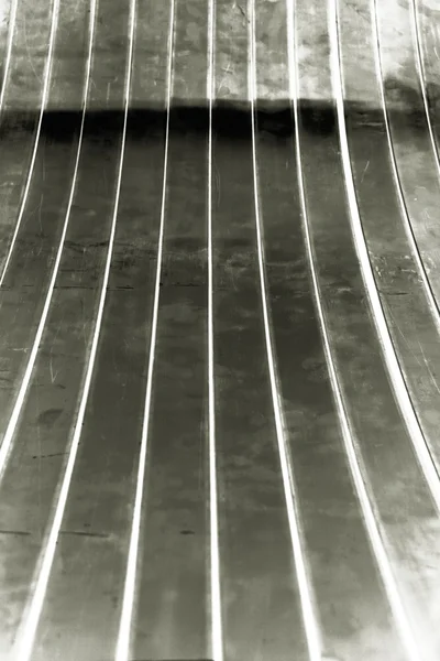 Curva de metal de linha — Fotografia de Stock