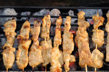 ızgara domuz eti satay