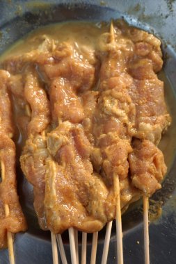 ızgara domuz eti satay