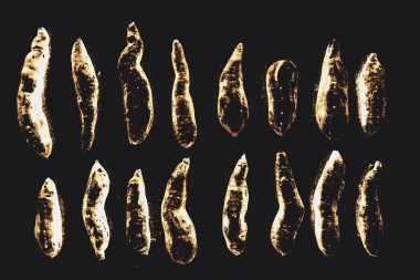 soyut ham tatlı patates