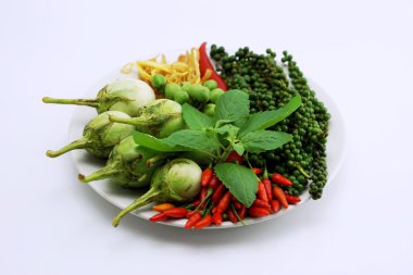 Kızarmış ingredian Tay baharatlı köri 3