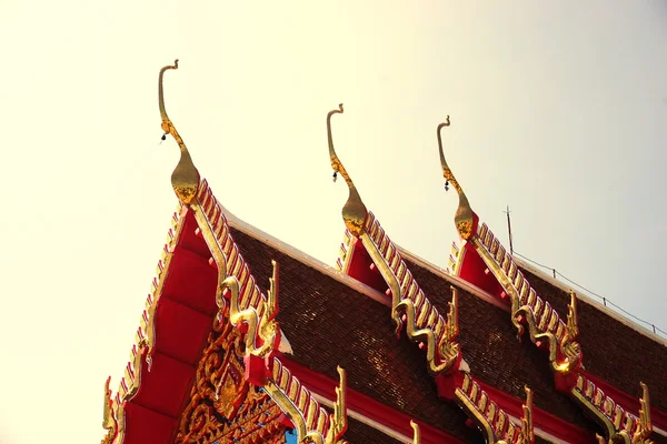 Närbild thailändska buddhistiska tempel 002 — Stockfoto