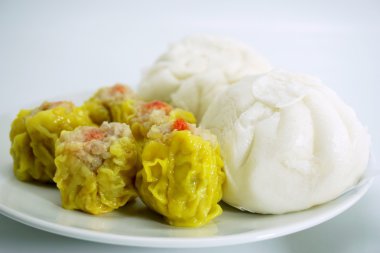 Çince buharda pişmiş ekmeği ve kek 003