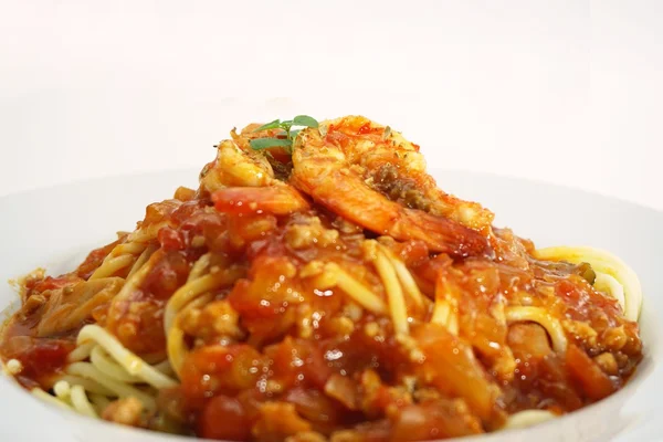 Seafood spaghetti 001 — Stok Foto