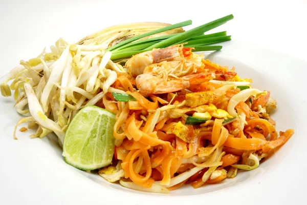 Stir fried rice noodle with shrimp 002 — Stock Photo, Image