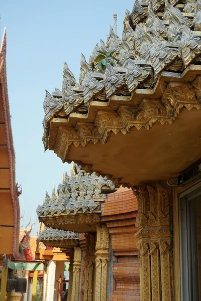 Närbild av Thai Buddha detalj — Stockfoto