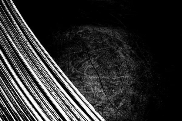Abstracte zwart-wit metaal — Stockfoto