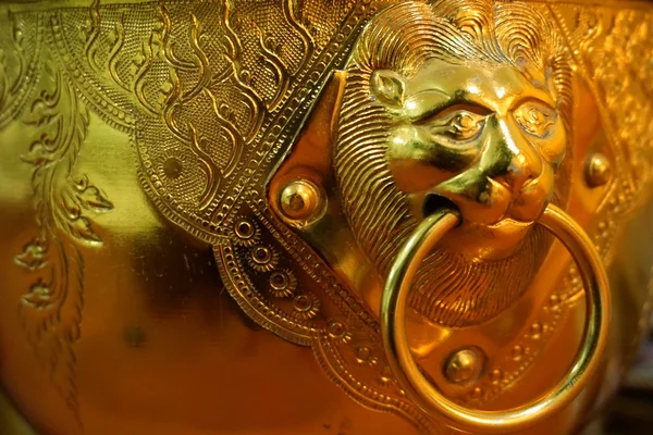 Золотий лев чаші — стокове фото