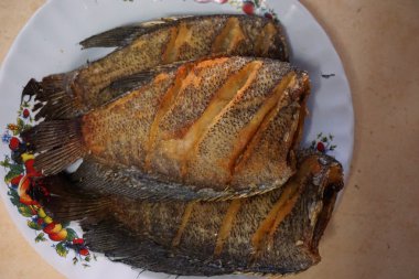 kurutulmuş balık kızartma