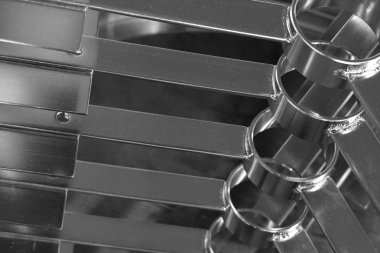 abstract of stainless steel 