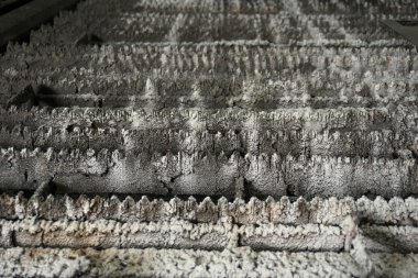 soyut metal dişleri