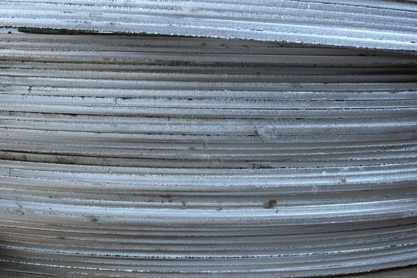 Pila di lamiera di alluminio — Foto Stock