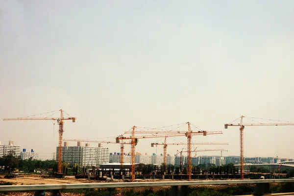 Construction work in the city — Stock Photo, Image