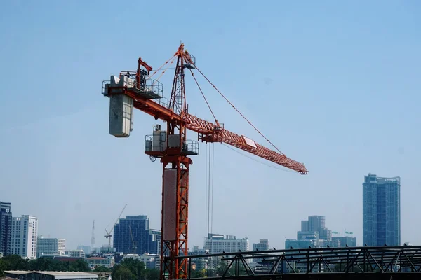 Construção na cidade — Fotografia de Stock