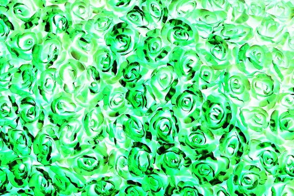 Abstrait plastique vert rose fleurs — Photo
