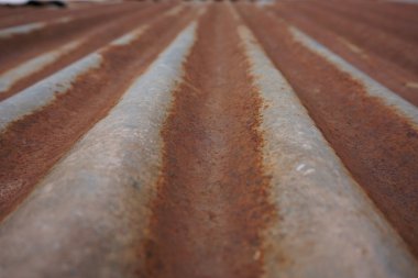 Soyut galvanizli demir çatı